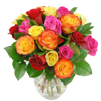 25 colorful roses | Flower Delivery Zelenograd